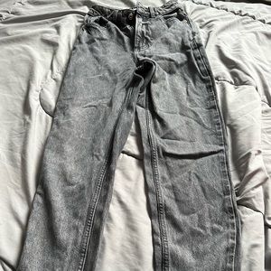 light wash black jeans in size 0 in good condition. barely worn